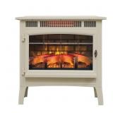Electric Infrared Quartz Fireplace Stove with 3D F