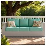 $770 Modern Outdoor Aluminum 3-seater Sofa With Cu
