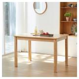 $136 Davron 45.3" Modern Farmhouse Rectangular Woo