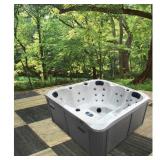 Aire 54 - Jet Acrylic Rectangular Hot Tub in Gray
