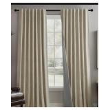 $27 Leming 100% Polyester Burlap Blackout Curtains