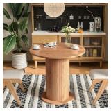$166 Round Dining Table, Farmhouse Kitchen Table F