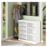 $228 Modular Storage 21.38" W 7 Shelf Wood Closet