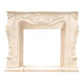 $2159 Chateau Louis Cast Stone Fireplace Surround