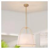 $153 Bertan 3 - Light Dimmable Large Drum Pendant