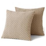 $15 Cozy Throw Pillow Cover 2pcs