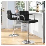 $96 Pete Swivel Upholstered Adjustable Height Coun