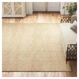 Jute Woven Brown Area Rug