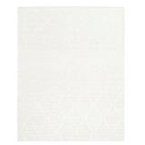 Krizal Hand Woven Wool/Viscose Geometric Rug in Iv