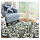 Melania Novelty Hand Tufted Wool And Cotton with L