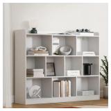 $125 Ebern Designs White Cube Bookshelf, Wood Book