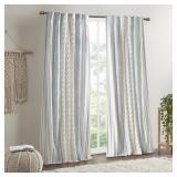 Celanova Cotton Printed Curtain Panel with Chenill