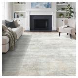 $33 Abstract Modern Machine Washable Gray / Beige