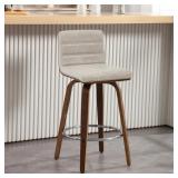 $316 Upholstered Swivel Counter & Bar Stool