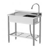 $360 Garvee Utility Sink,47"x20"x37" Freestanding