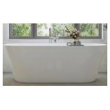 Iris 59  x 29.5  Freestanding Soaking Acrylic Bath