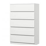 5 DRAWER DRESSER, WOODEN NIGHTSTAND FOR BEDROOM, C