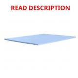 SERTA COMFORT COOL MEMORY FOAM MATTRESS TOPPER, 1.