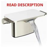 4-INCH DOUBLE-HANDLE GLASS SHELF WATERFALL BATHROO