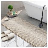 $26 Zager Microfiber Soft Chenille Bath Rug with N