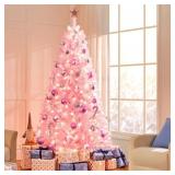 PRE-LIT FIR ARTIFICIAL CHRISTMAS TREE