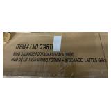 $550 Amarilis King Storage Footboard/Slats In Grey