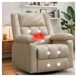$335 Recliner Chair With Heat And Massage, 360 Swi