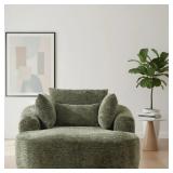 $370 Oversized Chaise Lounge Chair Indoor, 49.6 in
