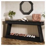 70.87" Console Table With Shelf