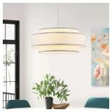 $130 AASIM 18" MODERN 4-LIGHT DIMMABLE DRUM CHANDE