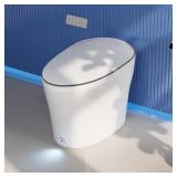 $489 Smart Toilet with Quiet-Closed Heated Seat, F
