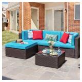 $360 5 Piece Patio Conversation Set All Weather Wi