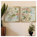 $44 " Floral Blush II " 2 - Pieces Painting Print