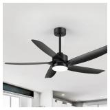 $144 54" Ceiling Fans With Lights, Modern Ceiling