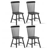 $290 4 Pieces Of Solid Wood Dining Chair