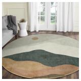 GST FLUID MOUNTAINSCAPE AREA RUG   VIBRANT BOHEMIA