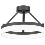 $200 Quoizel Cohen Round Semi Flush Mount Ceiling