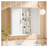 VECELO Bathroom Wall Mounted Medicine Cabinet, Ove