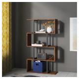 $86 Chaneyra 56" H x 31.5" W Steel Geometric Bookc