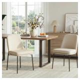 $174 Fabric Upholstered Parsons Side Chair Dining