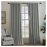 100% POLYESTER BURLAP BLACKOUT CURTAINS FOR BEDROO