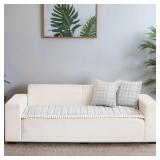 $27 Fuzzy Dog Couch Cover - Washable Non-Slip Prot