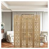 $108 Wood Room Divider Folding Privacy Screen Home