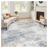 $32 Elroy Modern Abstract Machine Washable Area Ru