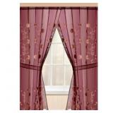SHERER POLYESTER SHEER CURTAIN SINGLE PANEL