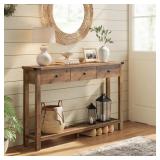 $120 Sahai 47.2" Console Table with 3 Drawers
