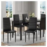 $180 Modern Dining Accent Chairs Set of 6 for Kitc