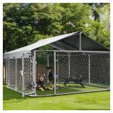 $190 Large Outdoor Dog Kennel With Roof, Dog Kenne
