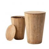 $155 ARALIN 2 PIECE ROUND END TABLE FARMHOUSE NEST