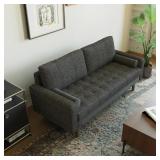 $250 Bridgeview Leather Mid Century Modern Upholst